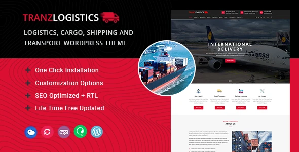 Tranzlogistics – Logistics & Cargo Shipping WordPress Theme