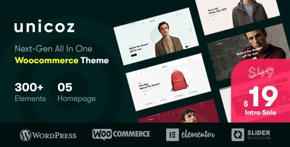 Unicoz – Elementor WooCommerce Theme